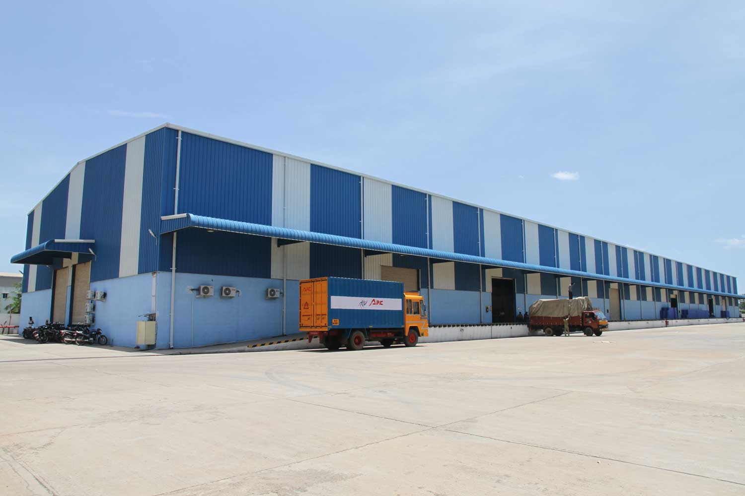 Location: Belize Usage: Warehouse building Size: Span 21 meters, length 120 meters