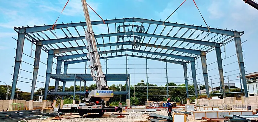 steel workshop building