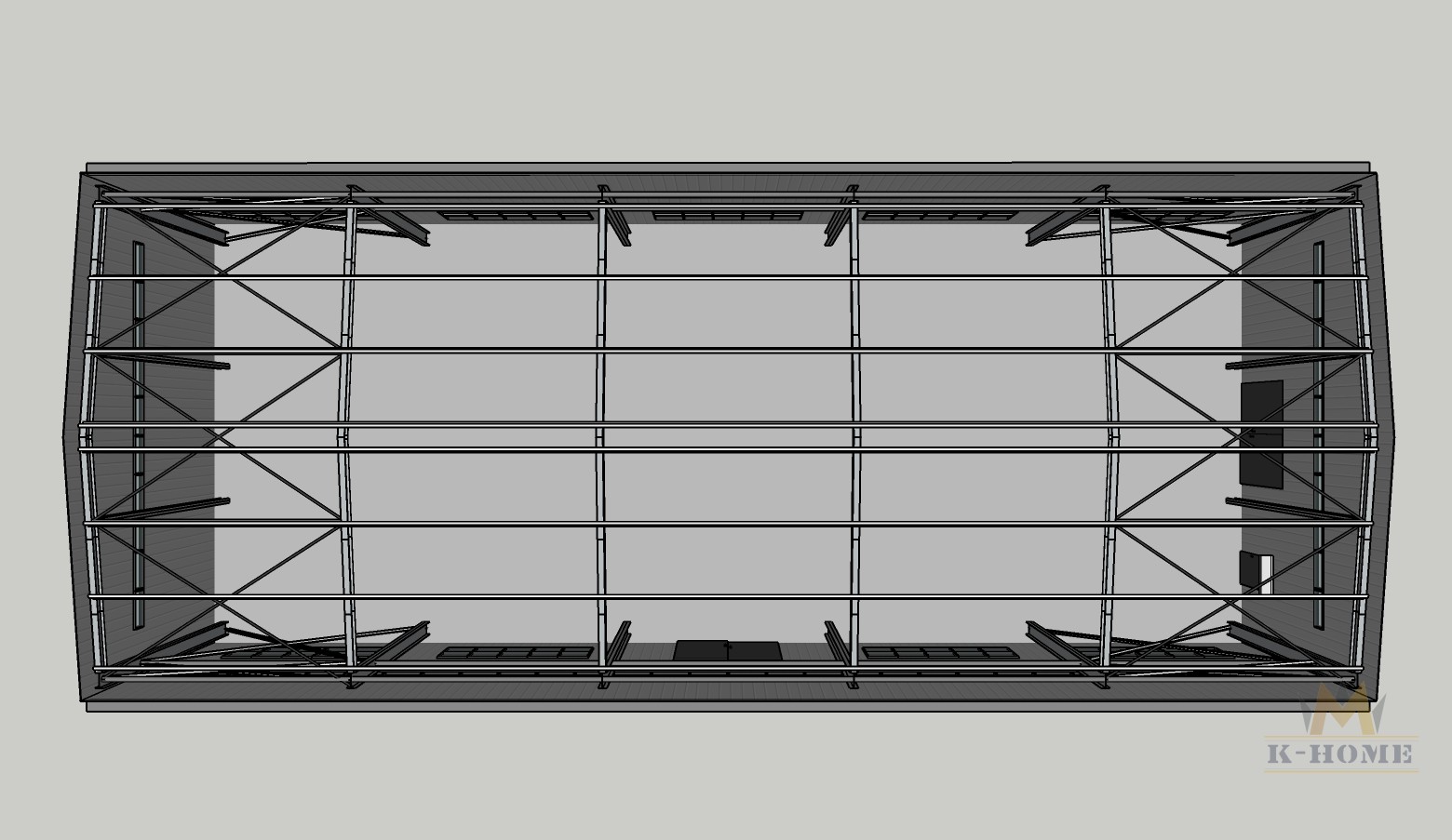 12x30 steel building (360m²)