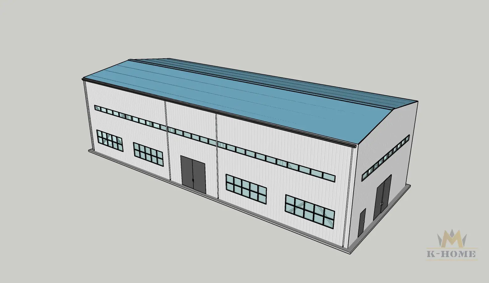 12x30 steel building (360m²)