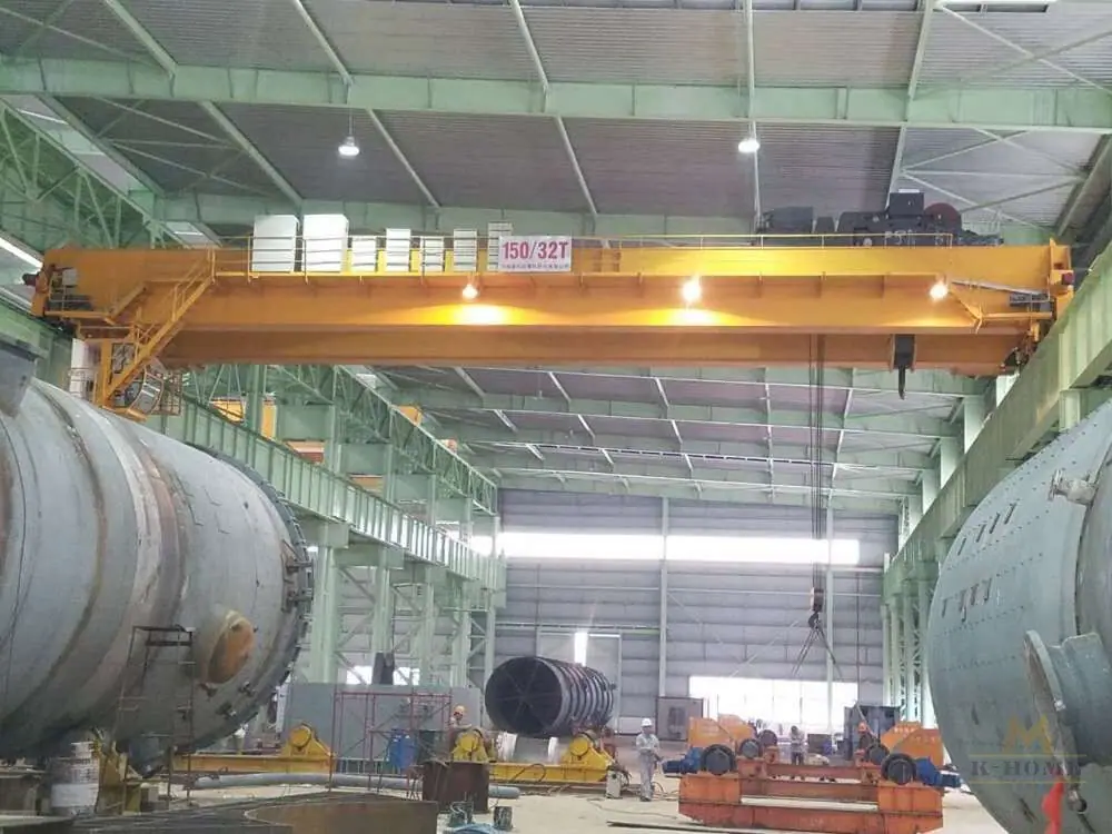 Structural Steel Frame With Crane