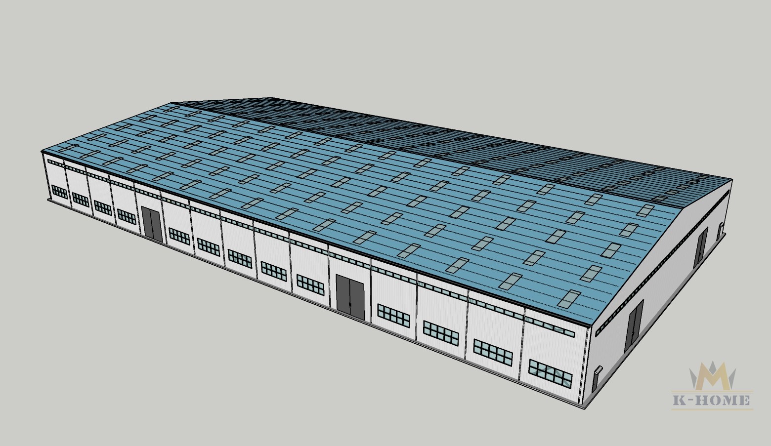 50x90 steel building (4500m²)