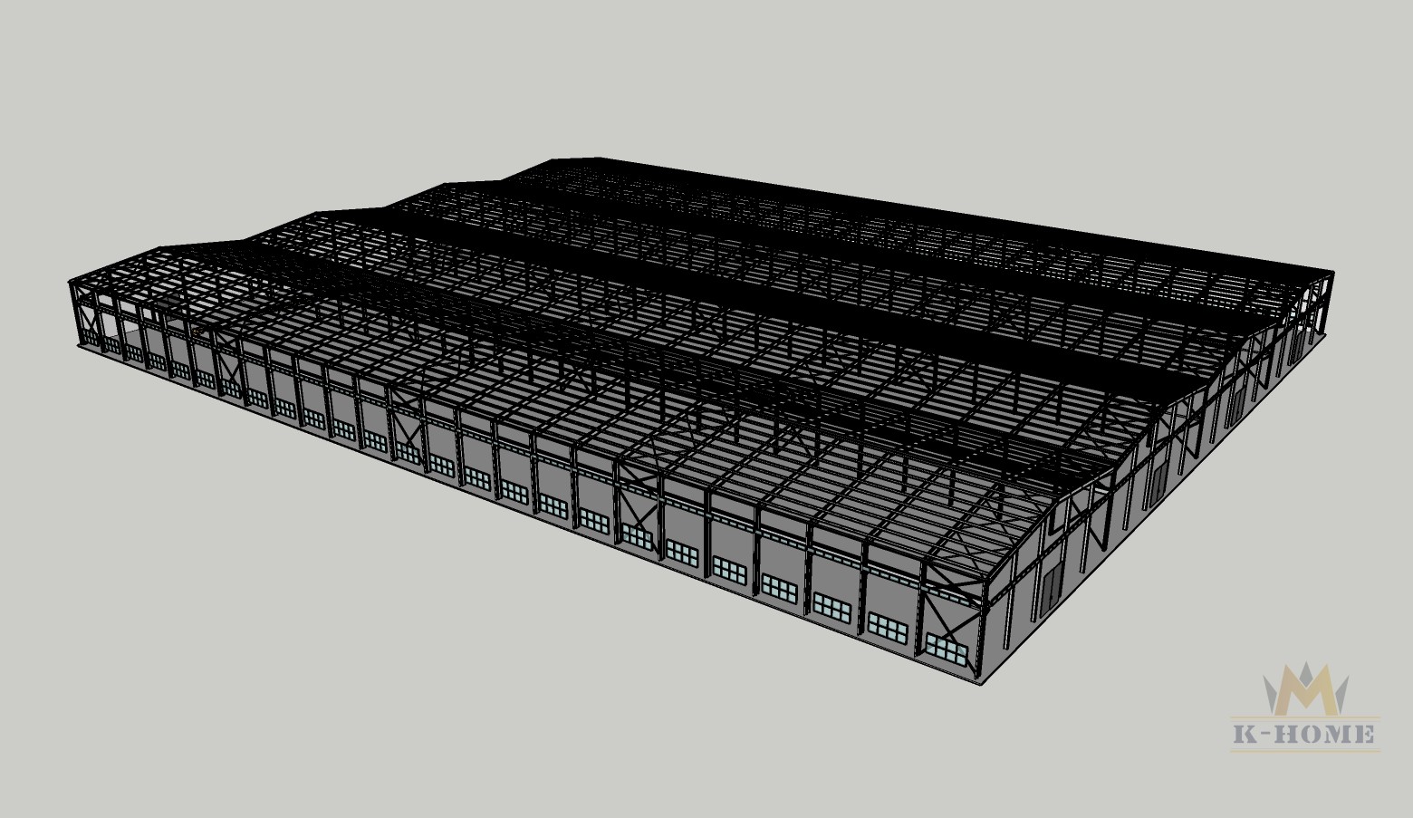 120x150 steel building (18000m²)