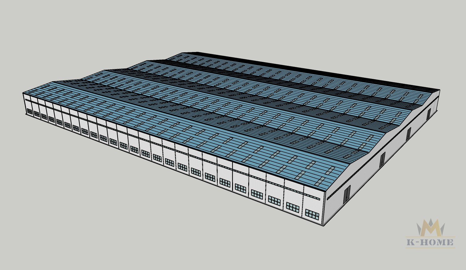 120x150 steel building (18000m²)