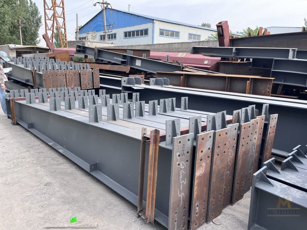 Packaging and transportation of steel buildings