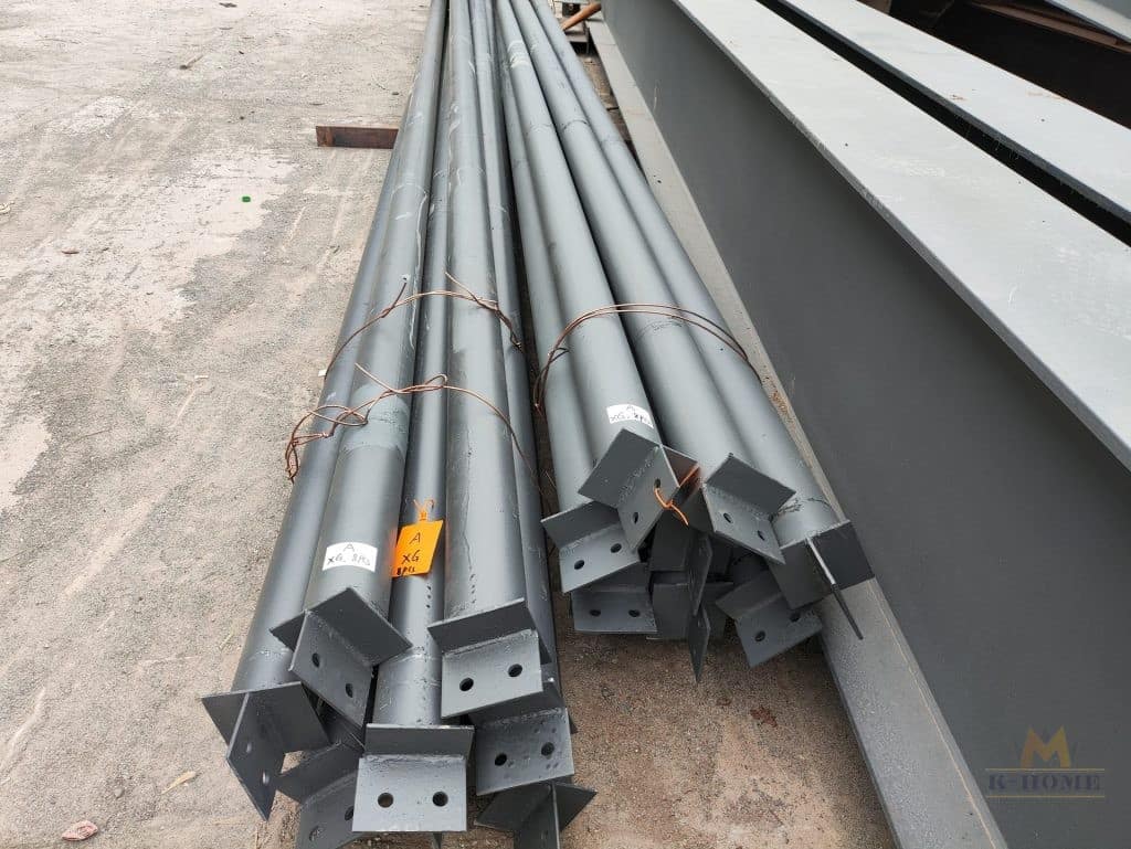 Packaging and transportation of steel buildings
