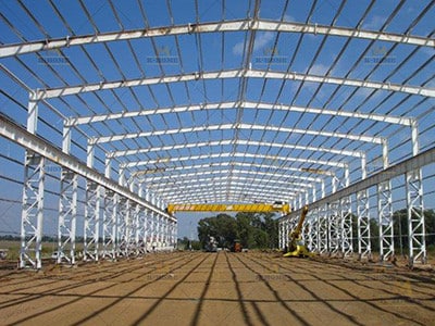 Steel Structure Manufacturing Workshop