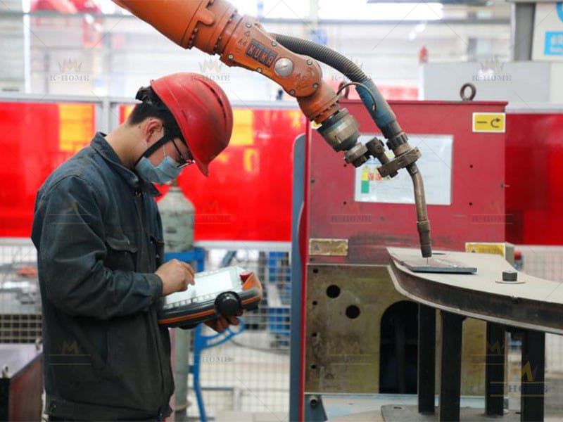 Steel structure production process