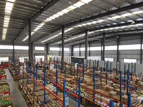 steel building supermarket