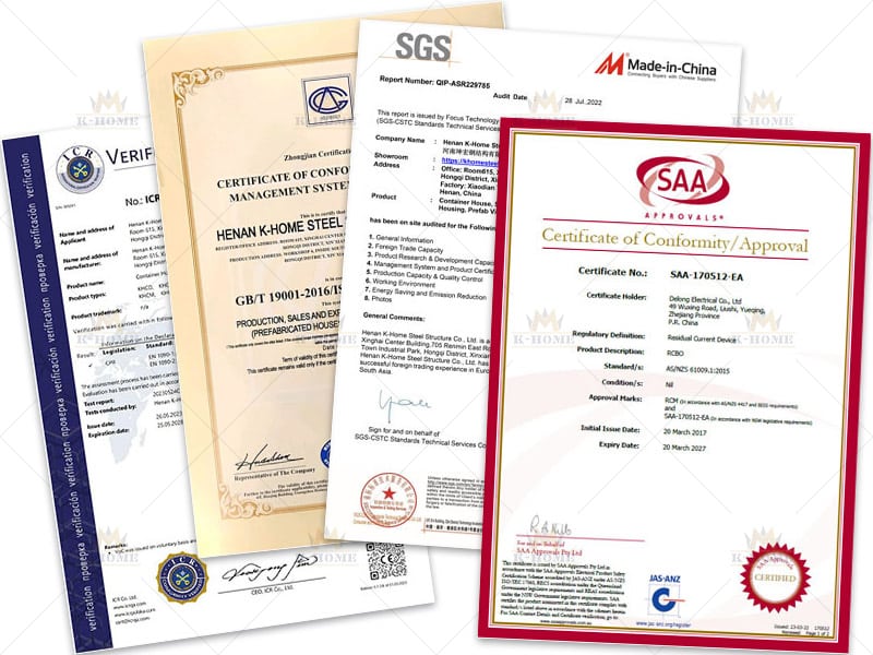 Qualification Certificates