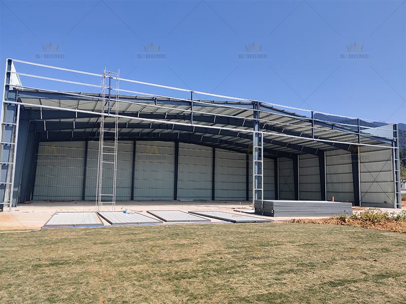 Single-Story-Prefab-Steel-Structure-Warehouse