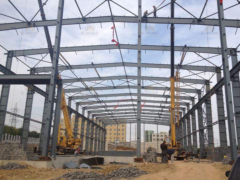 Installation of Steel Frame Structure