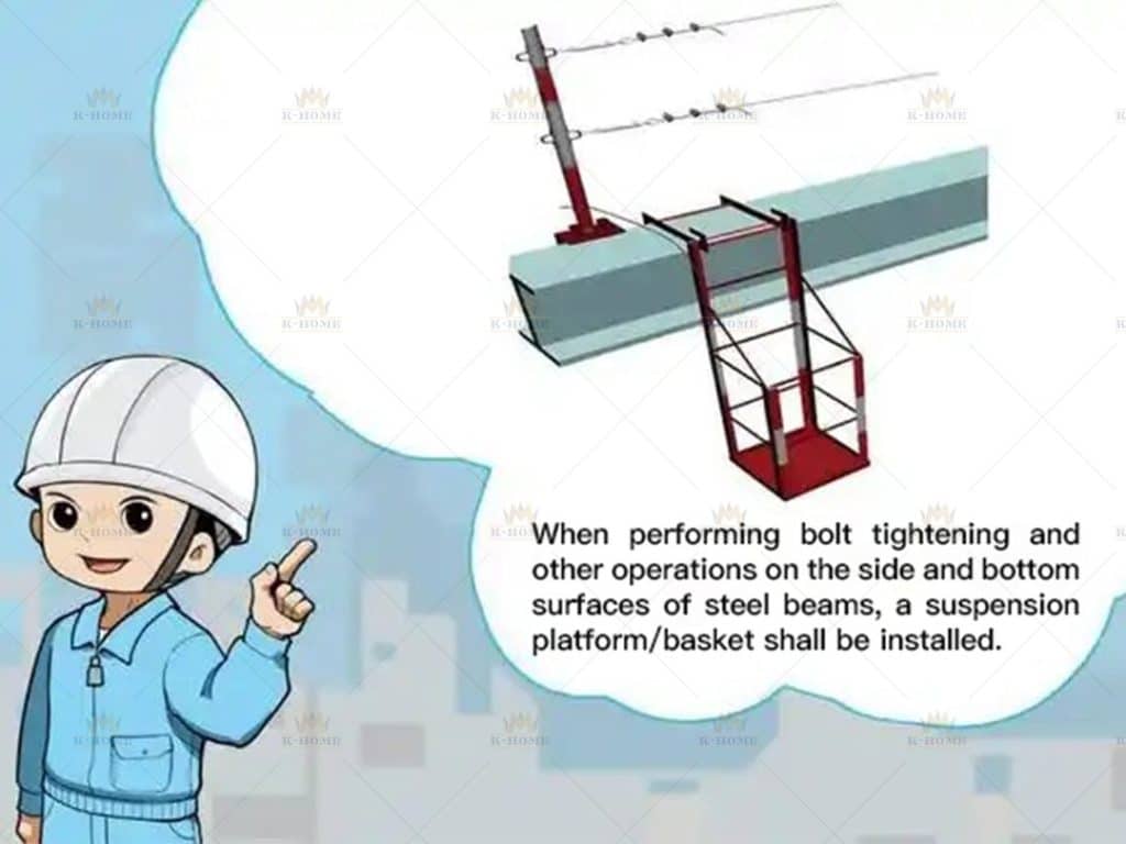 Standardized Installation of Steel Frame Structure