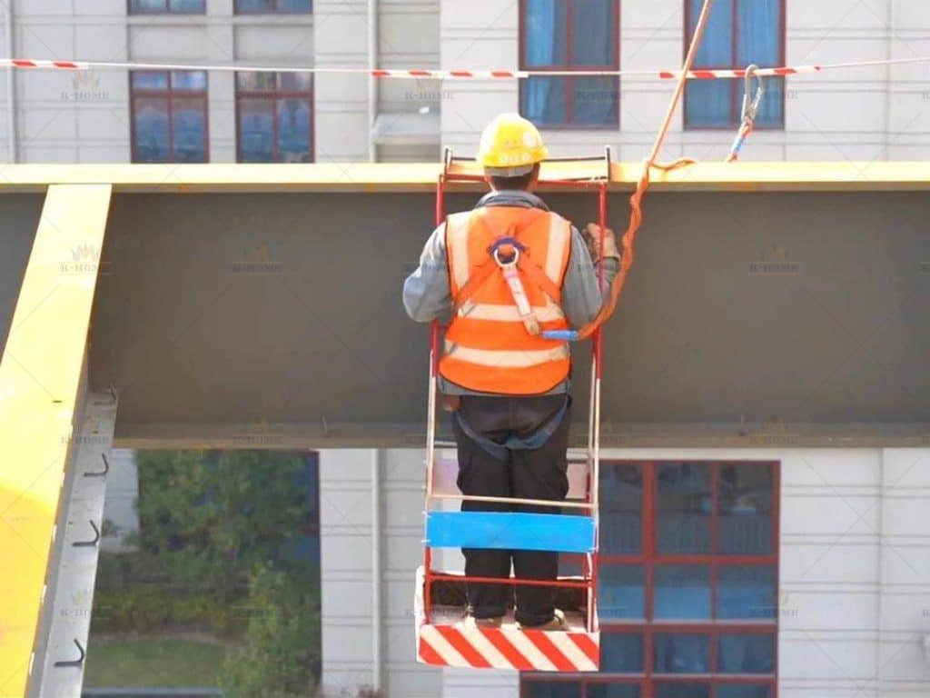Welding Platform for Steel Structure Construction