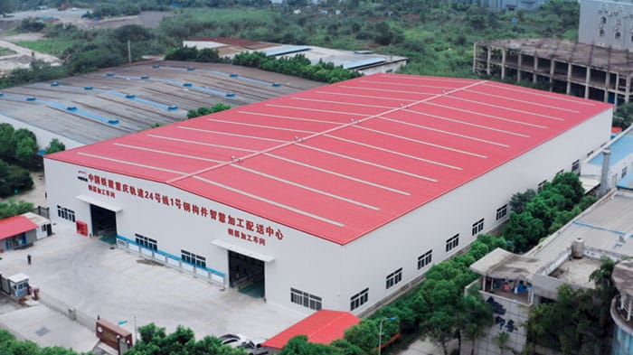 Prefabricated Warehouse for Steel processing workshop exterior