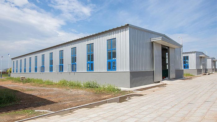 K-HOME Pre-engineered Steel Warehouse for clear span industrial plant