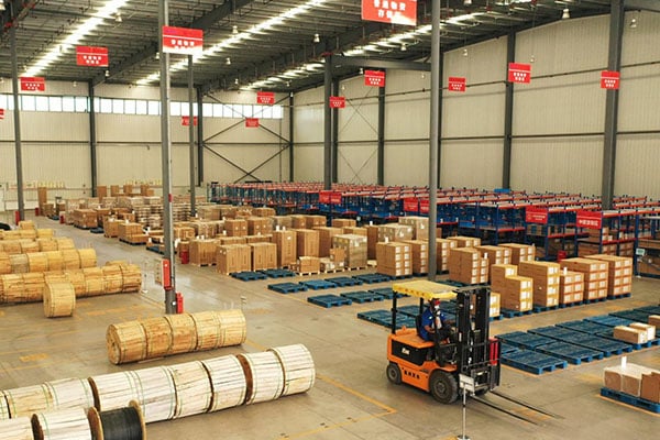 metal storage warehouse