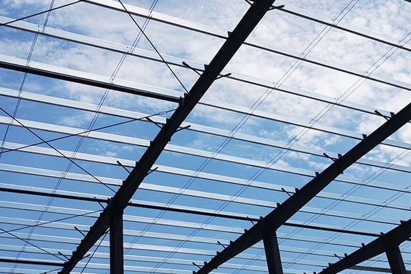 steel component connection for the Roof