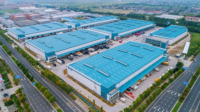 steel warehouse for logistics center