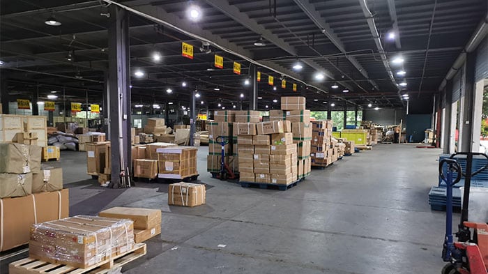 KHOME steel warehouse for Freight warehouse interior