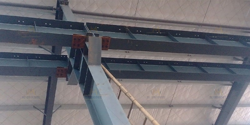 structure of a crane beam