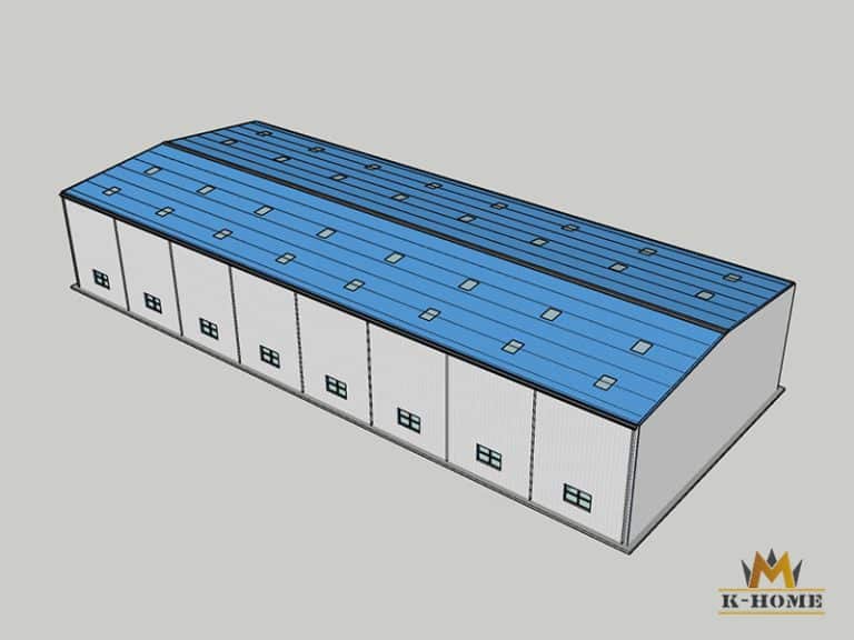 20x50 prefabricated steel warehouse