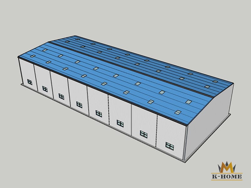 20x50 prefabricated steel warehouse